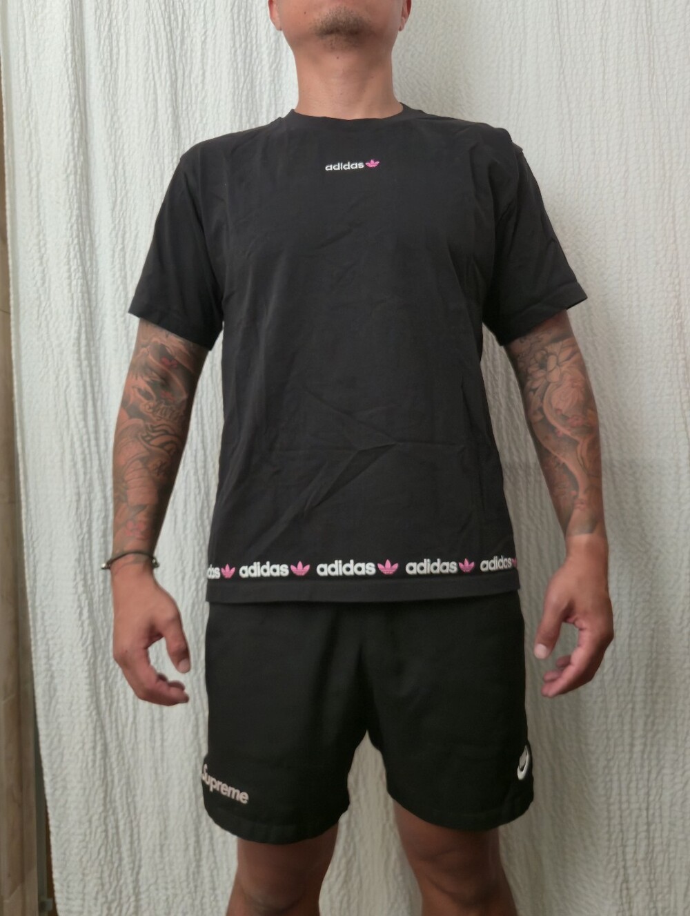 Adidas Originals Linear Logo Repeat Tee Large